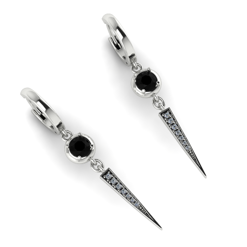219 Earrings 3D Print Model .c4d .max .obj .3ds .fbx .stl .blend 