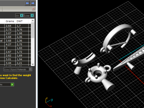 219 Earrings 3D Print Model