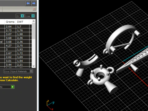 219 Earrings 3D Print Model