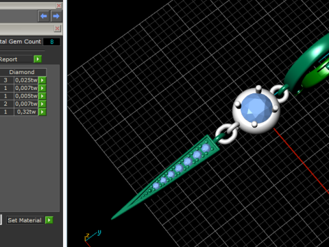 219 Earrings 3D Print Model
