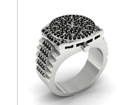 220 Ring in the form of a Roleix watch 3D Print Model