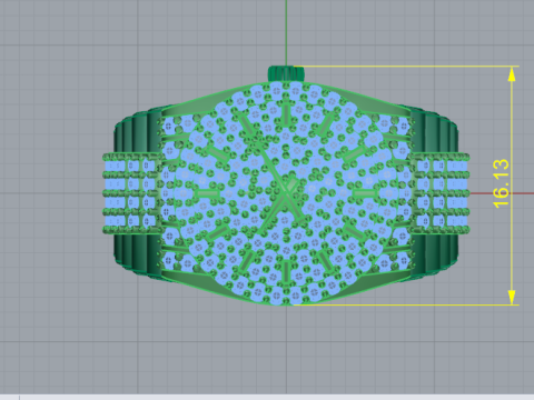 220 Ring in the form of a Roleix watch Modèles 3D en vedette