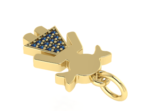 222 Pendant girl 3D-printmodel