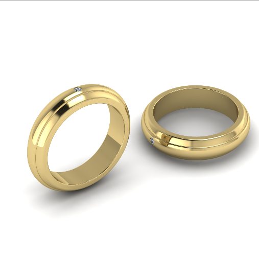 223 Wedding ring Model do druku 3D .c4d .max .obj .3ds .fbx .stl .blend 