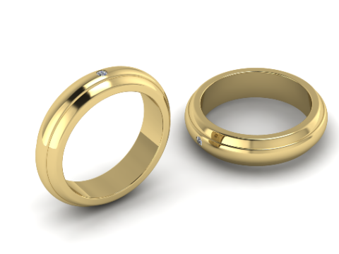 223 Wedding ring 3Dプリントモデル