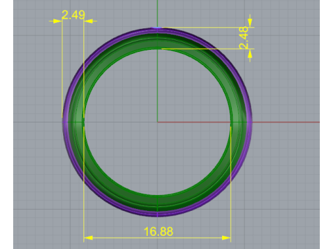 223 Wedding ring Model do druku 3D