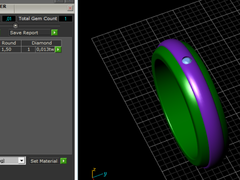223 Wedding ring Model do druku 3D