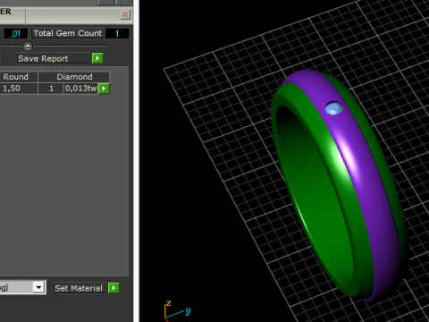 223 Wedding ring 3D Print Model