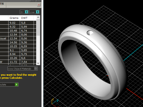 224 Wedding ring Model do druku 3D
