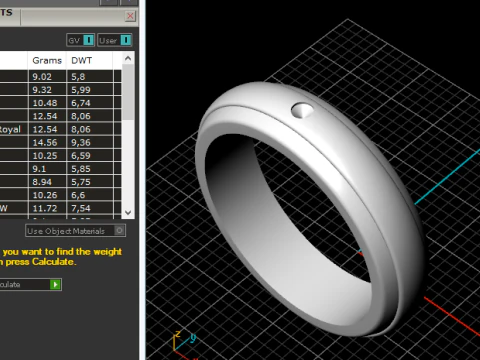 224 Wedding ring 3D Print Model