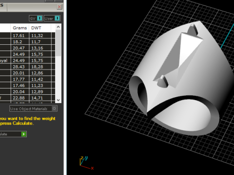 225 Female ring Model Cetak 3D