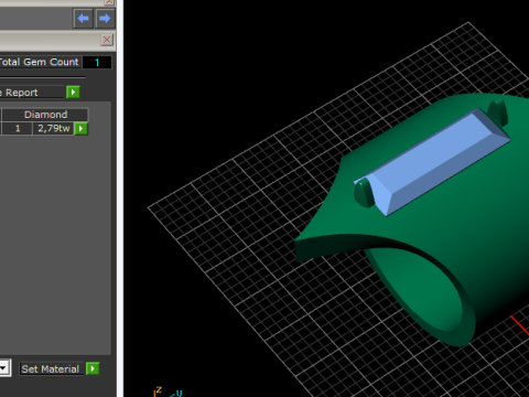 225 Female ring Model Cetak 3D