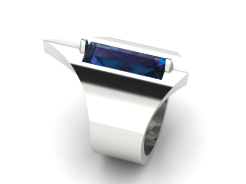 225 Female ring Model Cetak 3D