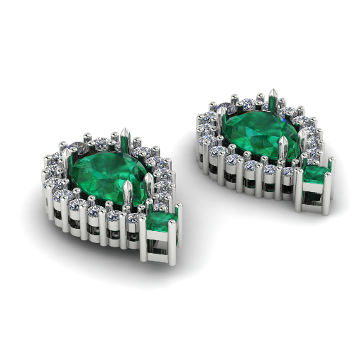 226 Earrings 3D Print Model .c4d .max .obj .3ds .fbx .stl .blend 