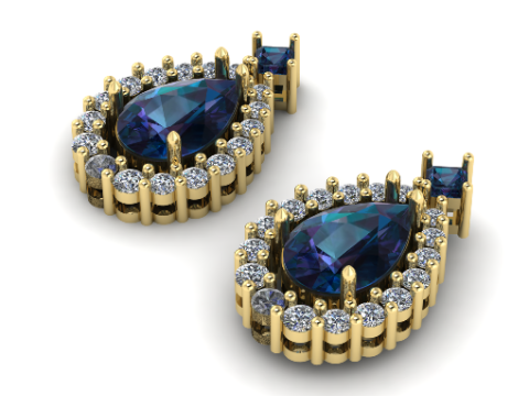 226 Earrings 3D Print Model