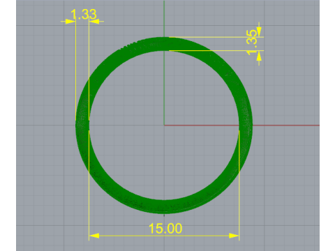 227 Wedding ring 3D Принт Модель