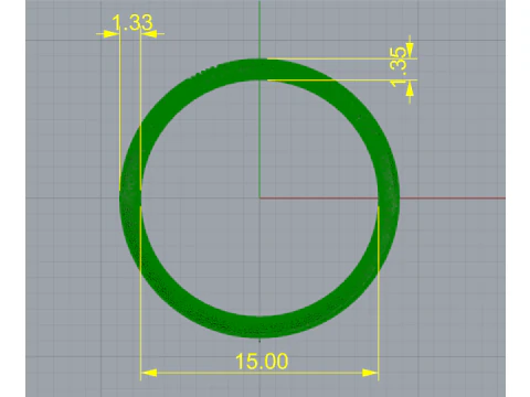 227 Wedding ring 3D Print Model
