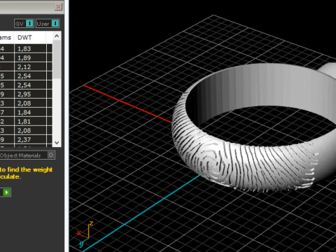227 Wedding ring 3D Print Model
