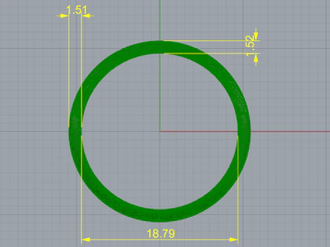 228 Wedding ring 3D Print Model