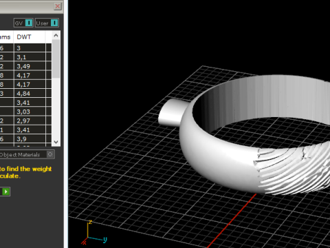 228 Wedding ring 3D Druckmodell