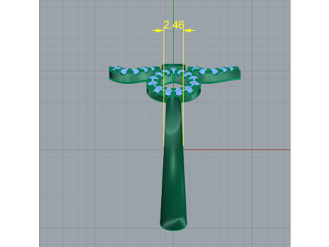 229 Ring with hearts padani 3D Print Model