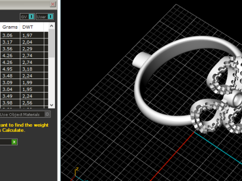 229 Ring with hearts padani 3D Print Model