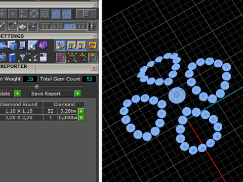 229 Ring with hearts padani 3D Print Model
