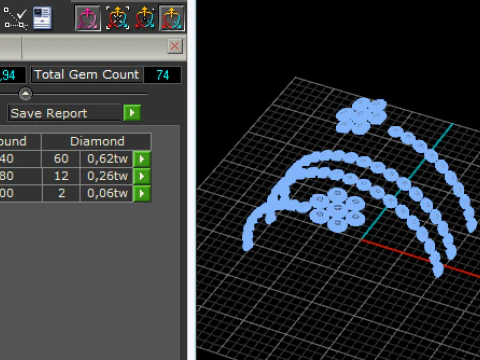 232 Unusual ring for women 3D Print Model