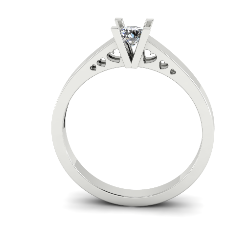 233 Ring with hearts Modelo de Impressão 3D .c4d .max .obj .3ds .fbx .stl .blend 