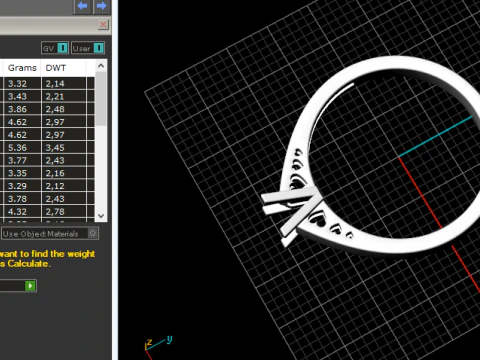 233 Ring with hearts 3D Print Model