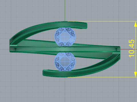 234 Ring for women 3Dプリントモデル