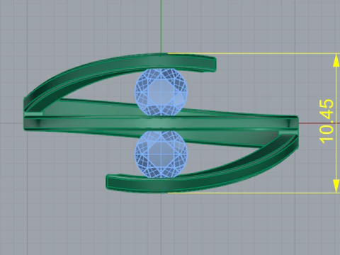 234 Ring for women 3D Print Model