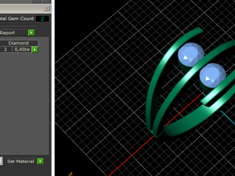 234 Ring for women 3Dプリントモデル