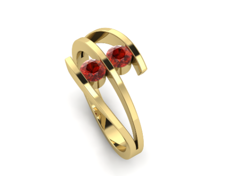 234 Ring for women 3Dプリントモデル