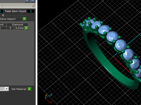 235 Wedding ring 3D Print Model