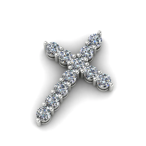 236 Pendant cross 3D Print Model .c4d .max .obj .3ds .fbx .stl .blend 