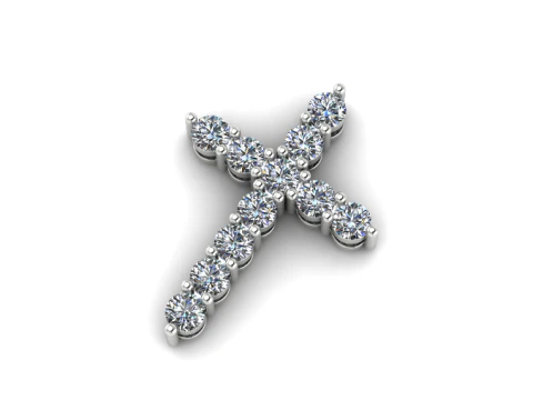 236 Pendant cross 3D Print Model