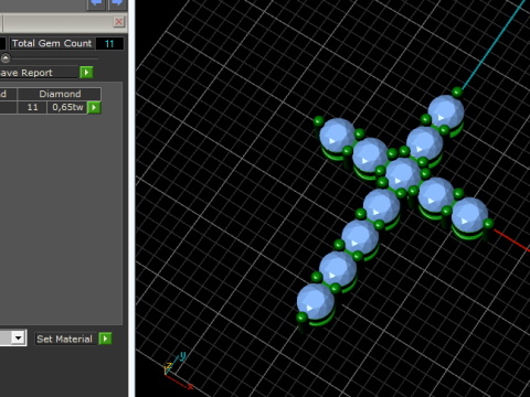 236 Pendant cross Modèles 3D en vedette