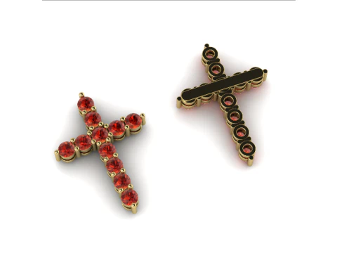 236 Pendant cross 3D Print Model