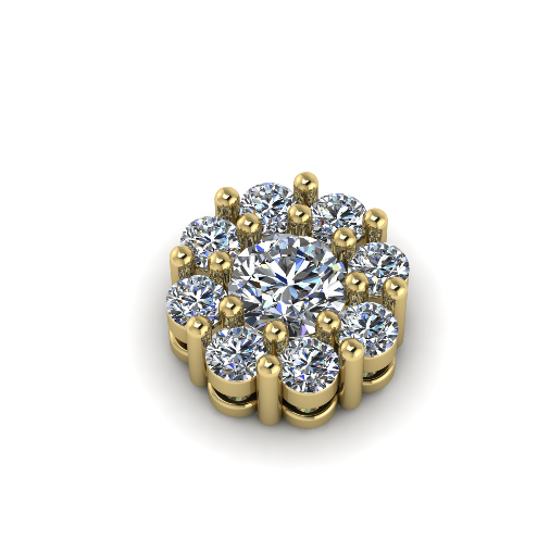 237 Earrings Model Cetak 3D .c4d .max .obj .3ds .fbx .stl .blend 