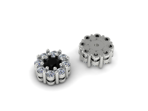 237 Earrings Model Cetak 3D