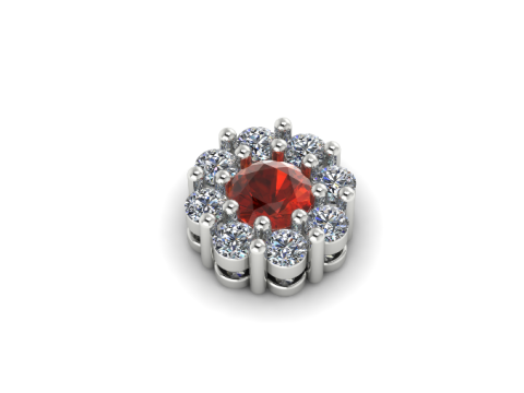 237 Earrings Model Cetak 3D