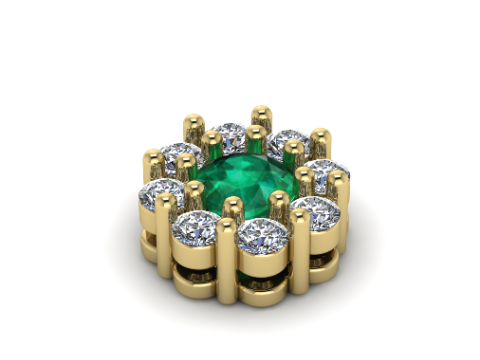 237 Earrings Model Cetak 3D