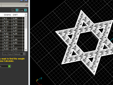 238 Pendant star of David Magen David 3D 打印模型