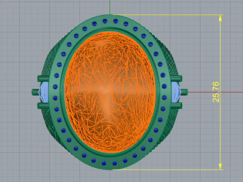 239 Man ring 3D Print Model