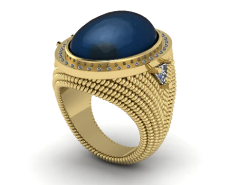 239 Man ring 3D Print Model