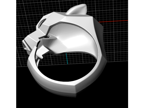PANTHERE DE CARIER RING 3D प्रिंट मॉडल
