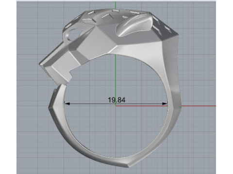 PANTHERE DE CARIER RING 3D प्रिंट मॉडल