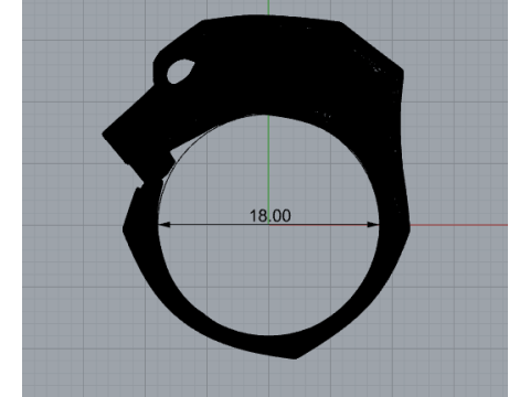 PANTHERE DE CARIER RING 3D प्रिंट मॉडल