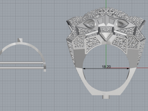 PANTHERE DE CARIER 3D-printmodel